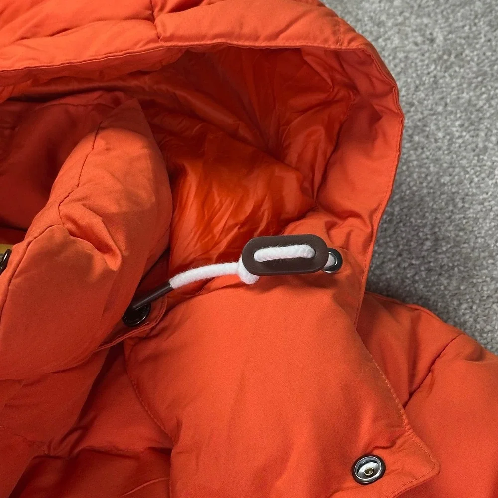 Polo Ralph Lauren Men's Orange‎ Puffer Down Jacket Size Medium